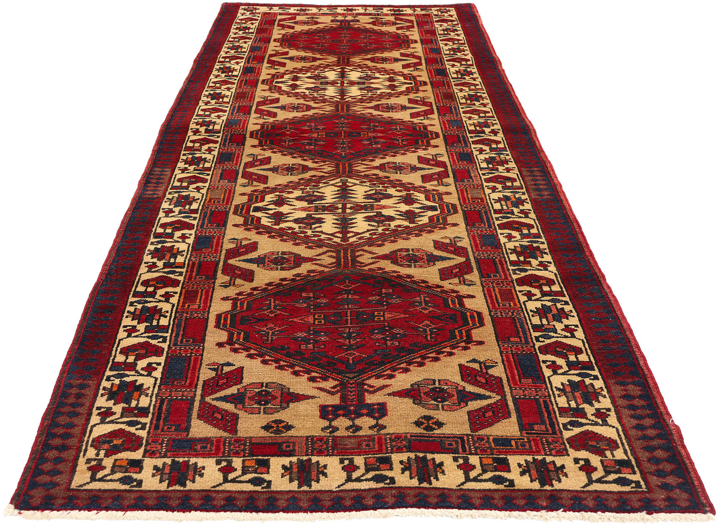 3 x 11 Vintage Persian Azerbaijan Rug 75371