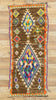 3 x 7 Vintage Moroccan Azilal Rag Rug 20628