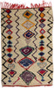 5 x 7 Colorful Vintage Moroccan Azilal Rag Rug 21792
