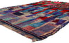 5 x 7 Colorful Vintage Moroccan Azilal Rag Rug 21742