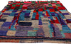 5 x 7 Colorful Vintage Moroccan Azilal Rag Rug 21742