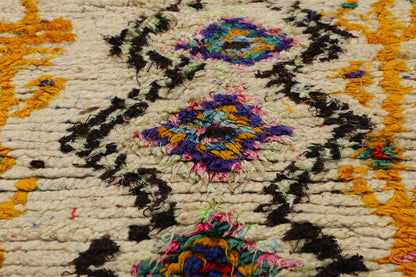 5 x 8 Colorful Vintage Moroccan Azilal Rag Rug 21810