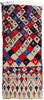 4 x 10 Colorful Vintage Moroccan Azilal Rag Rug 21739