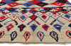 4 x 10 Colorful Vintage Moroccan Azilal Rag Rug 21739