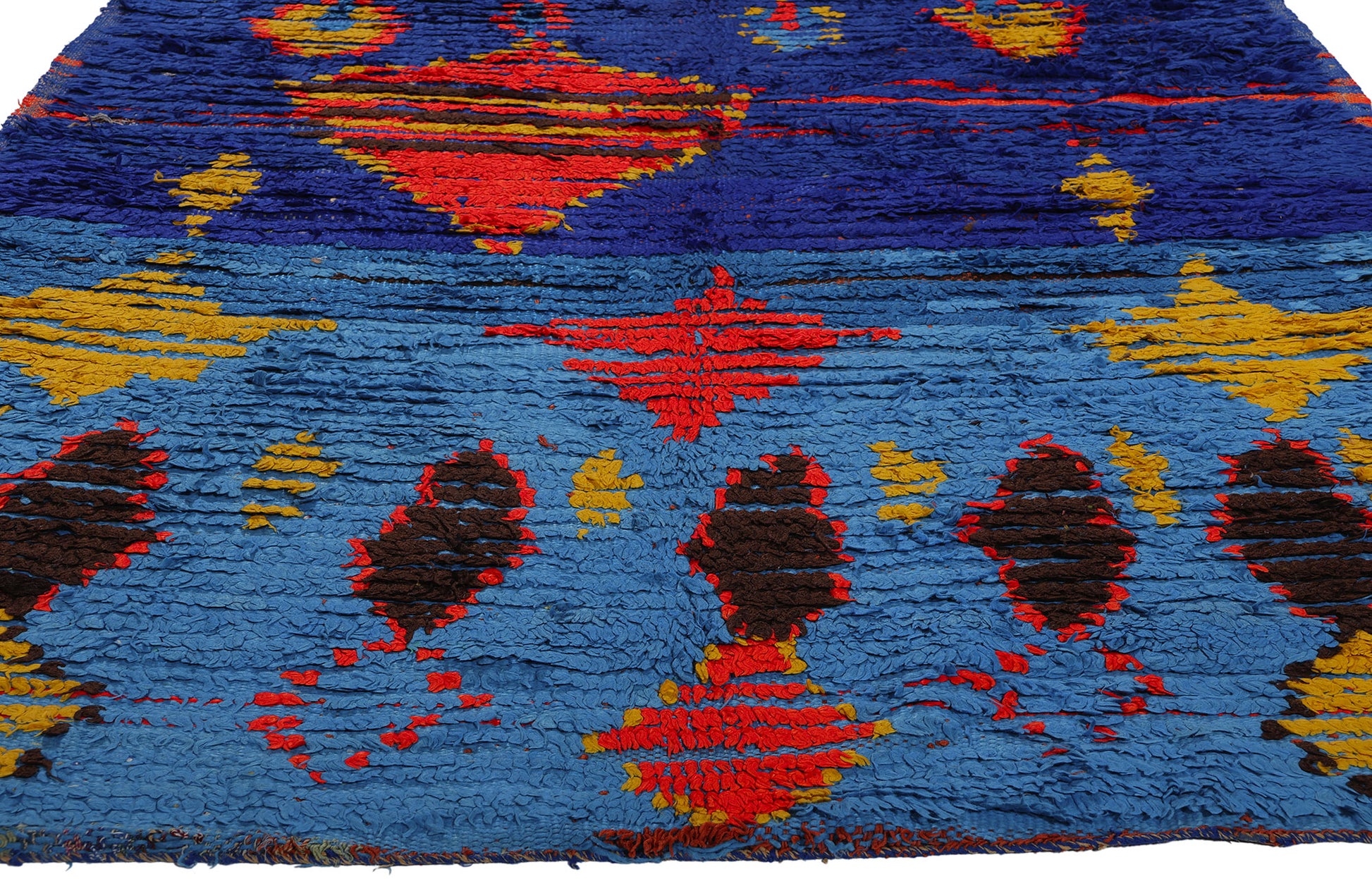 4 x 11 Colorful Vintage Moroccan Azilal Rug 21761