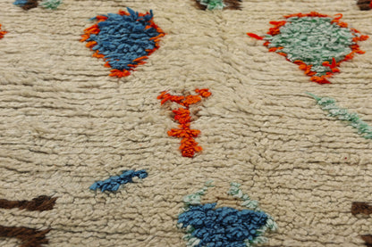 4 x 6 Colorful Vintage Moroccan Azilal Rug 21778