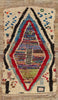 4 x 6 Colorful Vintage Morocccan Azilal Rag Rug 21722