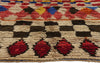 4 x 7 Colorful Vintage Moroccan Azilal Rag Rug 21783