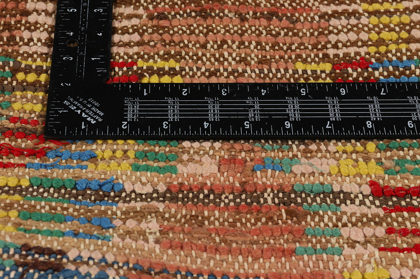 4 x 8 Colorful Vintage Moroccan Azilal Rug 21797