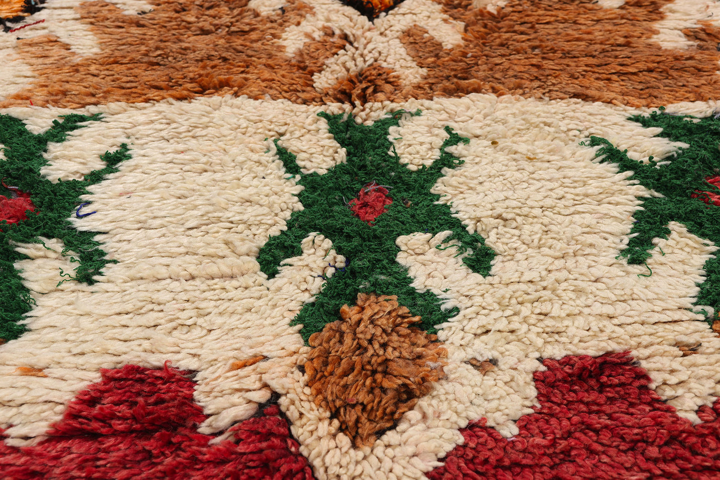 4 x 8 Vintage Earth-Tone Moroccan Azilal Rug 21753