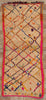4 x 9 Colorful Vintage Moroccan Azilal Rug 21829