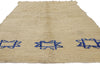 5 x 10 Vintage Neutral Moroccan Azilal Rug 21756