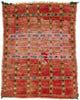 5 x 6 Vintage Red Moroccan Azilal Rug 21723