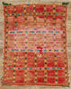 5 x 6 Vintage Red Moroccan Azilal Rug 21723