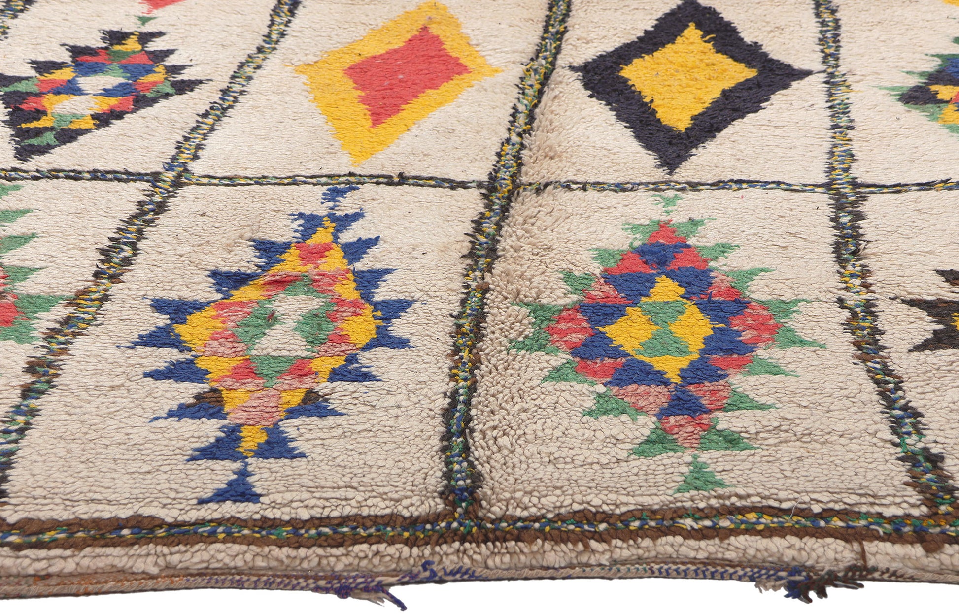 5 x 7 Vintage Moroccan Azilal Rug 20286