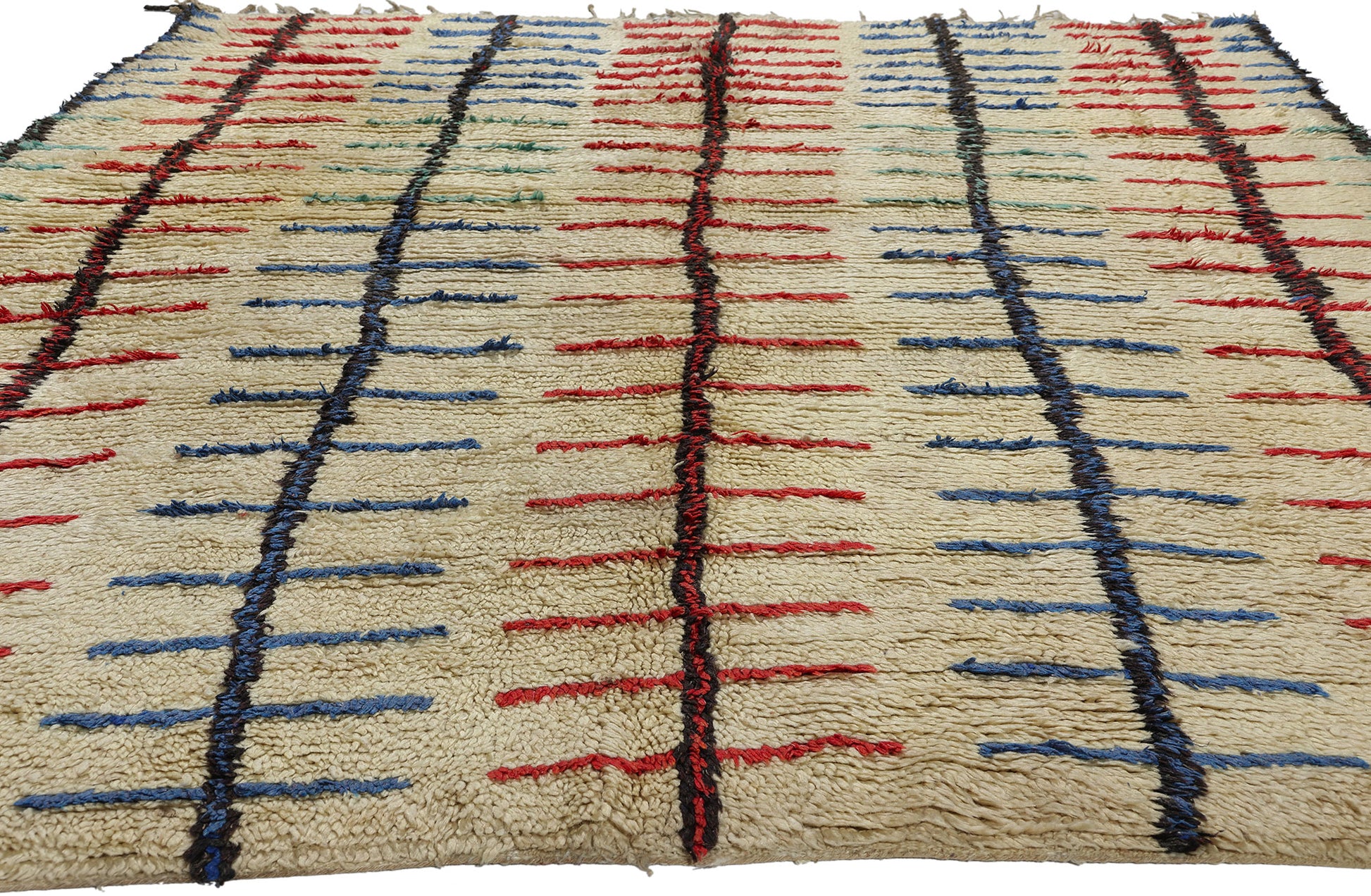 5 x 7 Vintage Moroccan Azilal Rug 21811