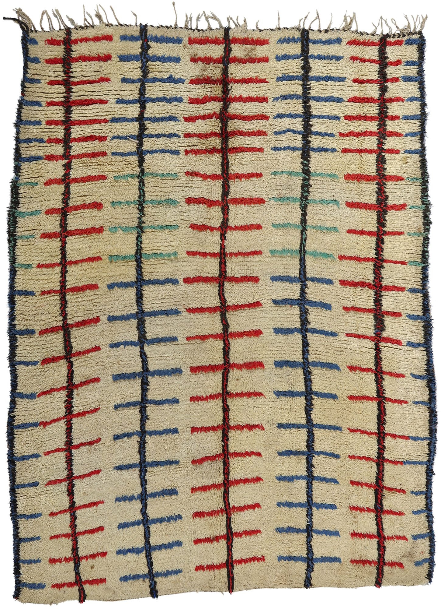 5 x 7 Vintage Moroccan Azilal Rug 21811