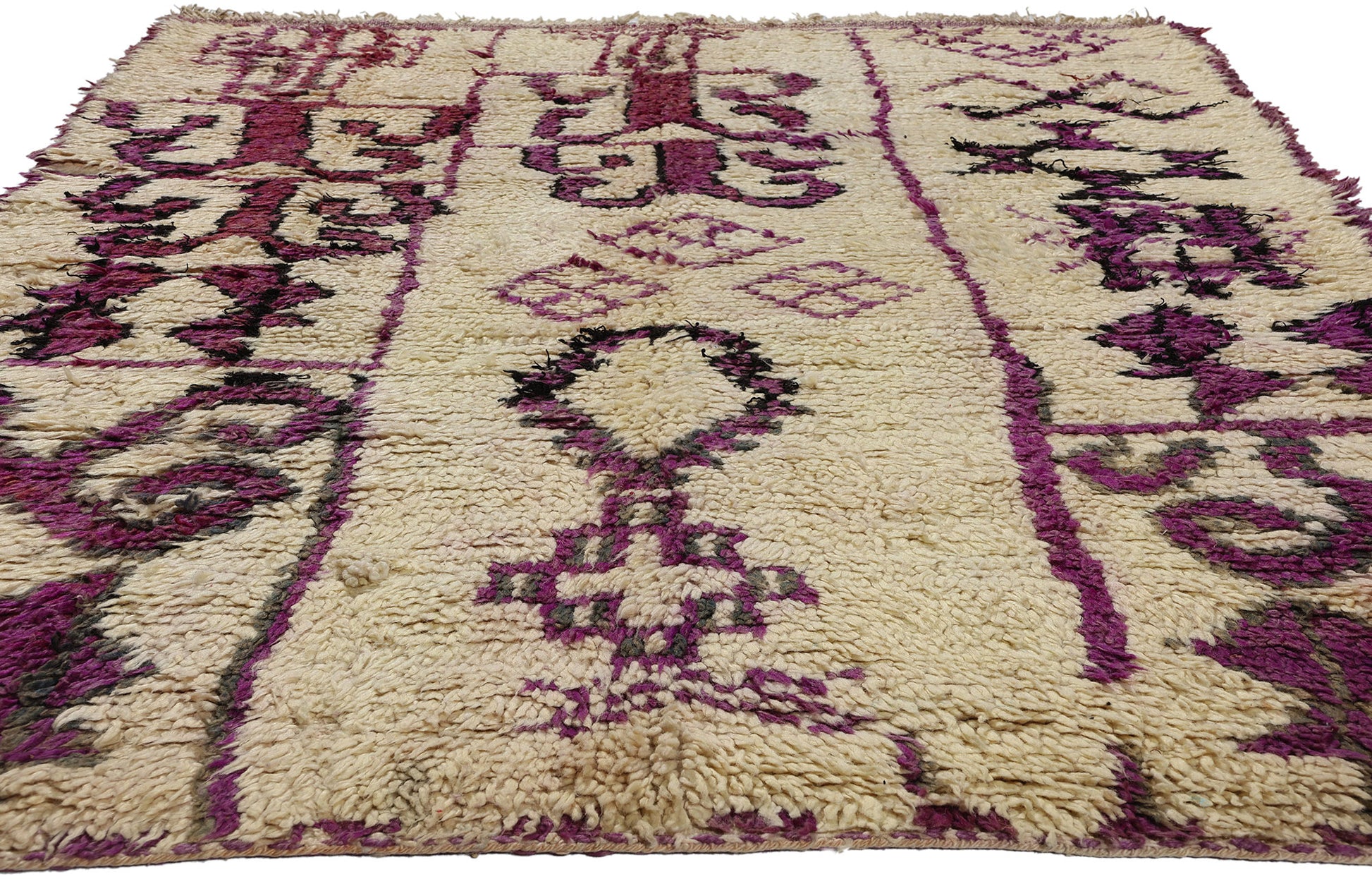 5 x 8 Vintage Moroccan Azilal Rug 21728���