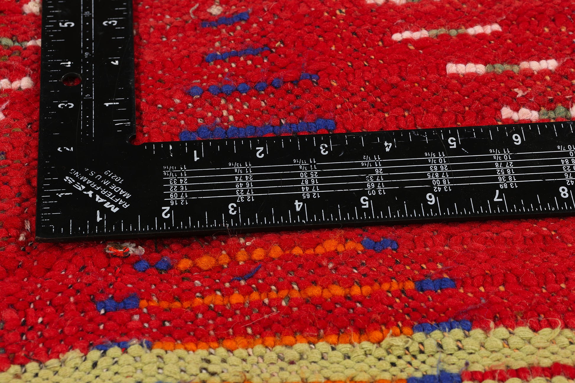 5 x 8 Vintage Red Moroccan Azilal Rug 21735