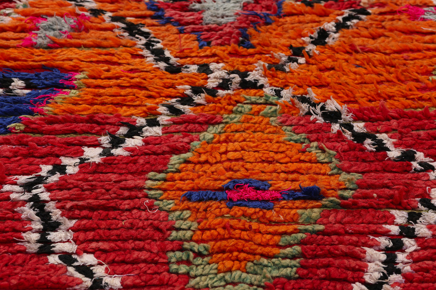 5 x 8 Vintage Red Moroccan Azilal Rug 21735