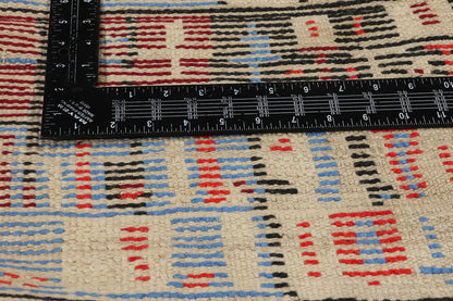 5 x 8 Vintage Checkered Moroccan Azilal Rug 21759