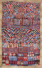 5 x 8 Vintage Checkered Moroccan Azilal Rug 21759