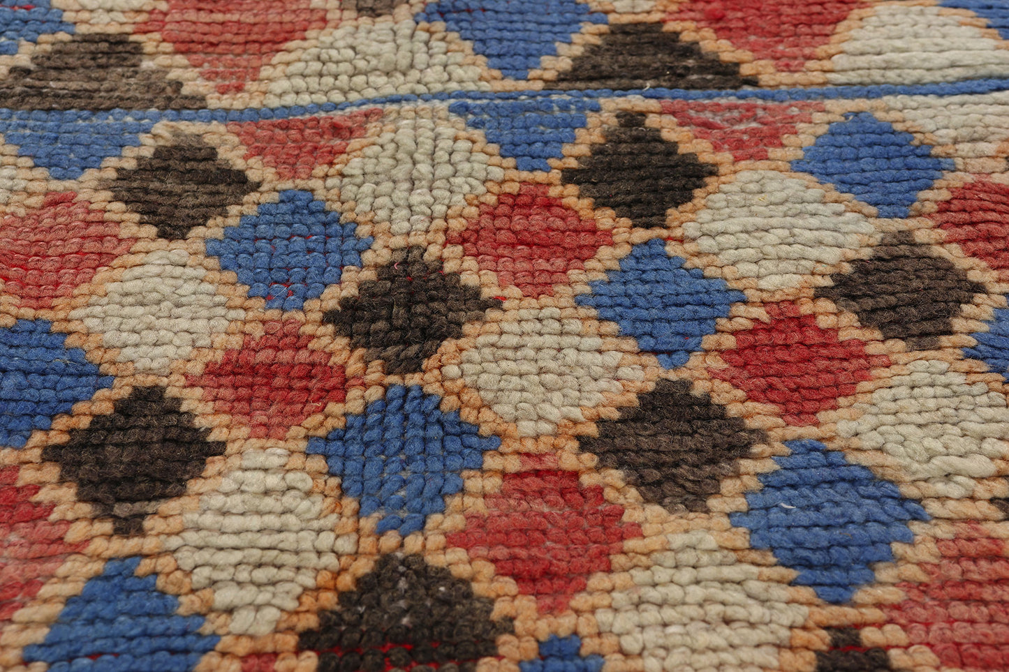 5 x 8 Vintage Harlequin Moroccan Azilal Rug 21755