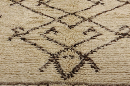 5 x 8 Vintage Neutral Moroccan Azilal Rug 21752