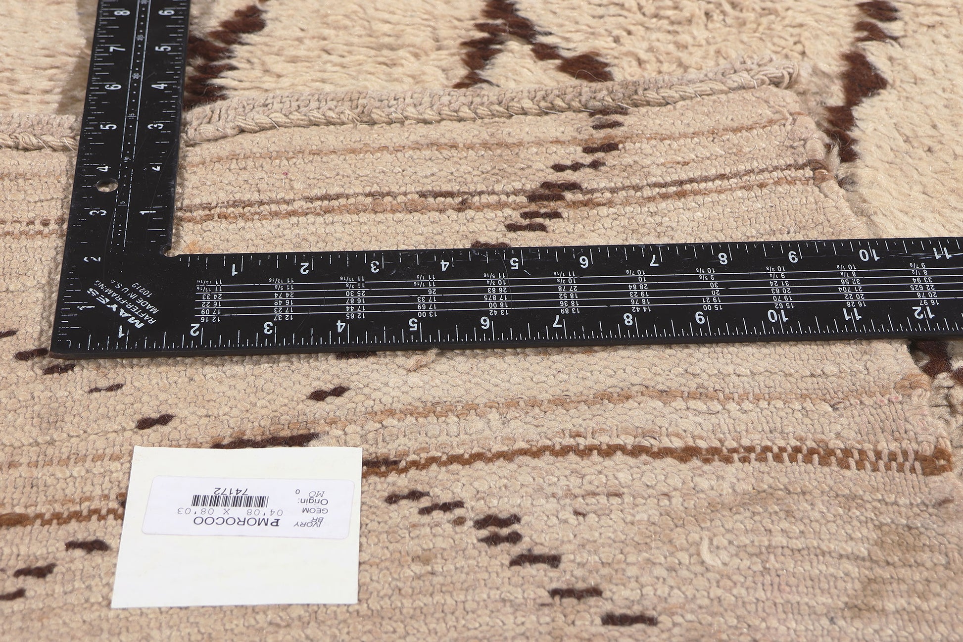 5 x 8 Vintage Moroccan Azilal Rug 74172