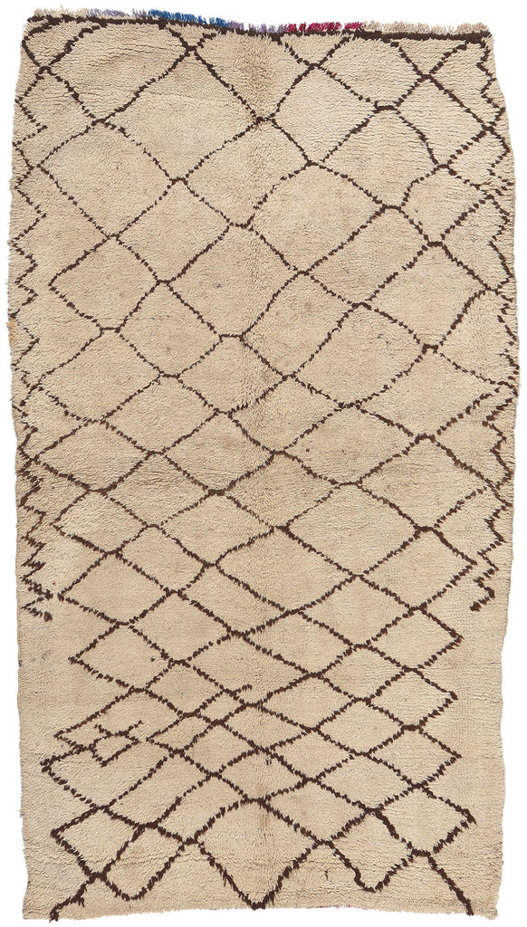 5 x 8 Vintage Moroccan Azilal Rug 74172