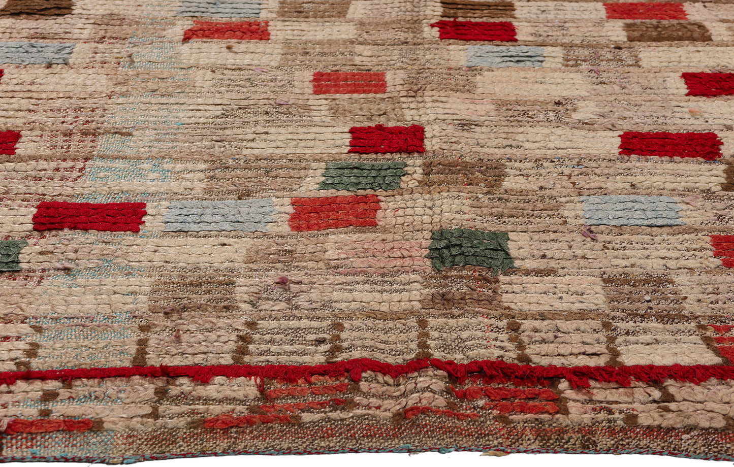 5 x 9 Vintage Checkered Moroccan Azilal Rug 21818