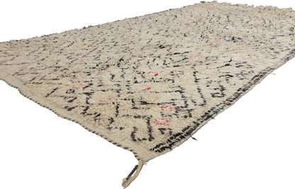 5 x 9 Vintage Neutral Moroccan Azilal Rug 21724