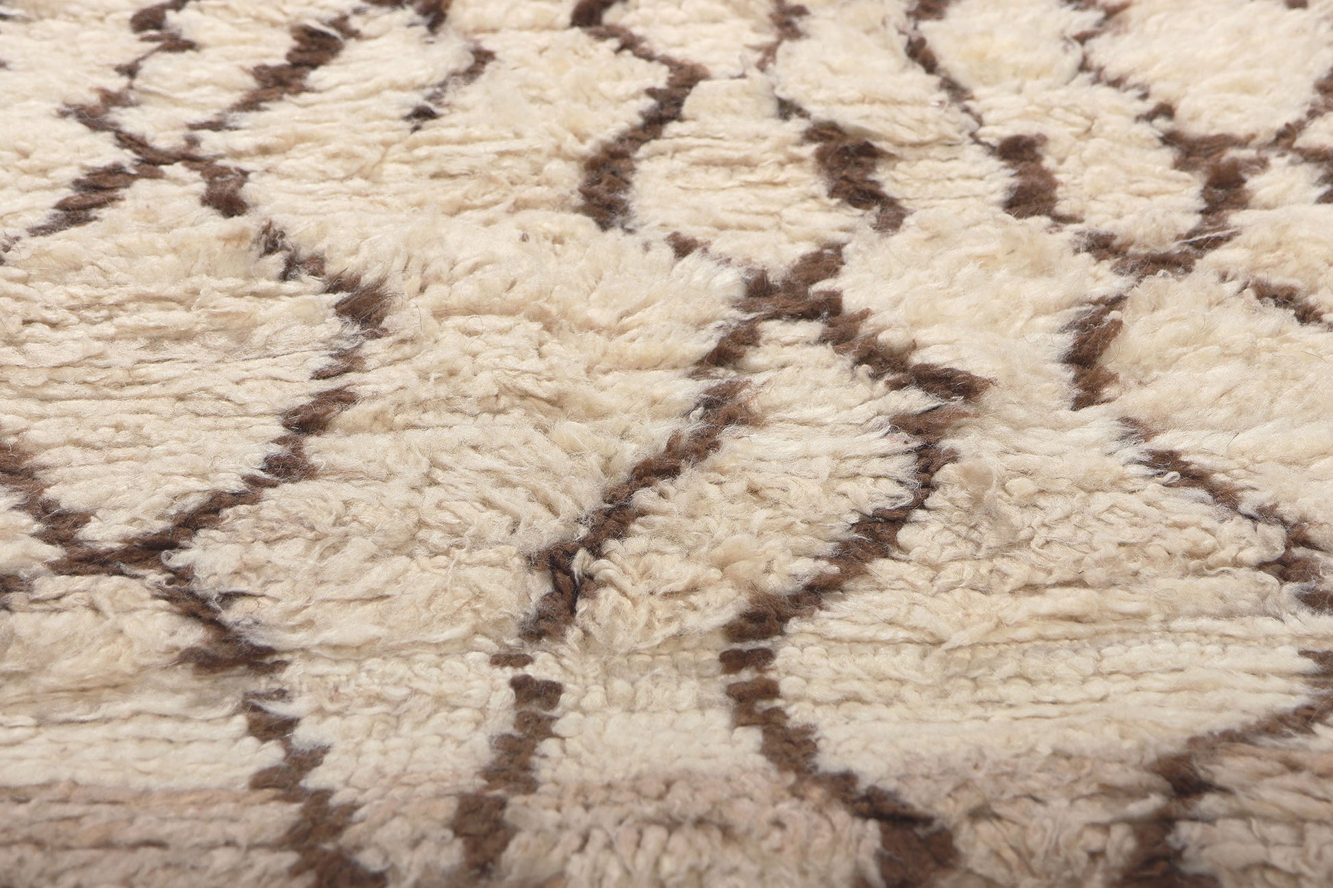 5 x 9 Vintage Neutral Moroccan Azilal Rug 21380