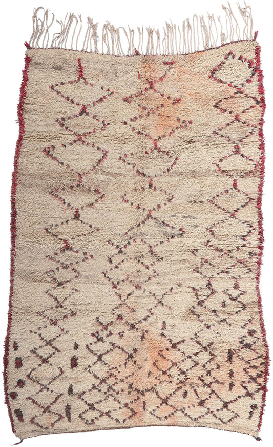 6 x 10 Vintage Moroccan Azilal Rug 20758