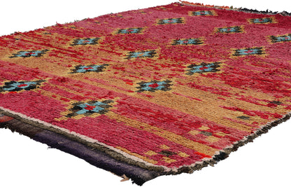6 x 7 Vintage Pink Moroccan Azilal Rug 21740
