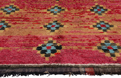 6 x 7 Vintage Pink Moroccan Azilal Rug 21740