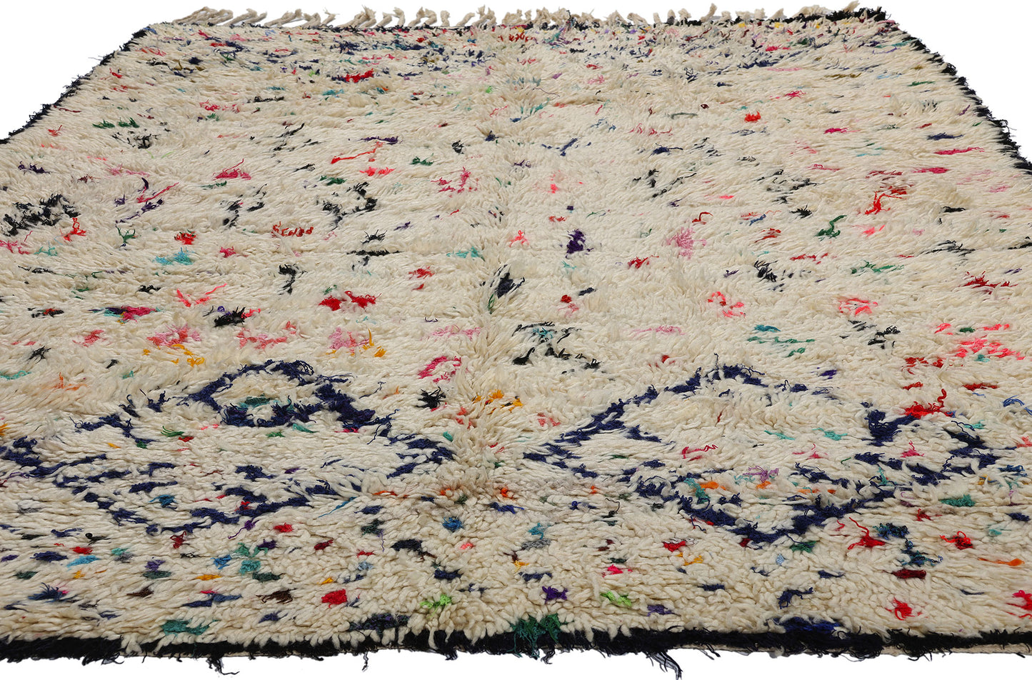 6 x 9 Colorful Vintage Moroccan Azilal Rug 21799
