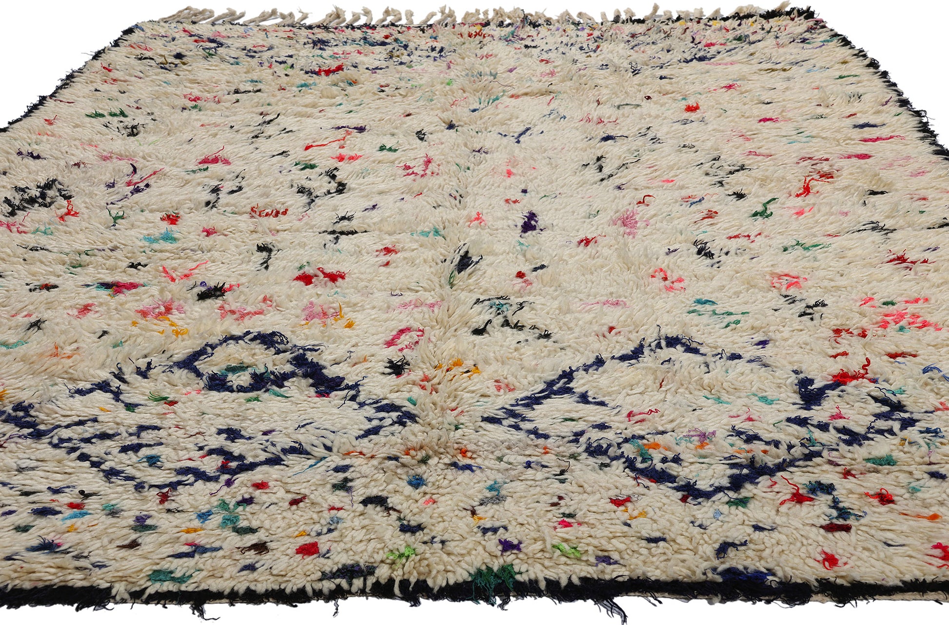 6 x 9 Colorful Vintage Moroccan Azilal Rug 21799