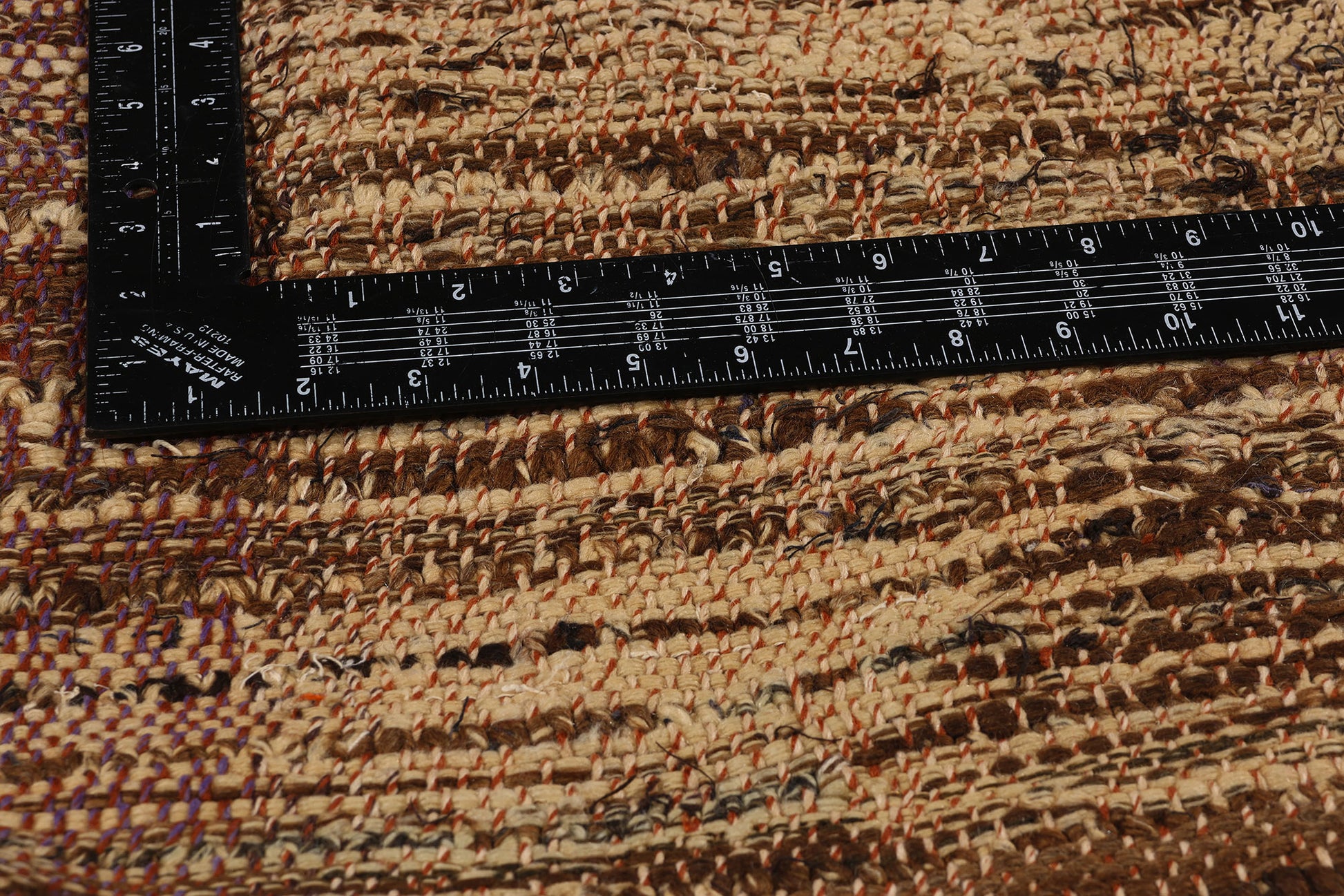 6 x 9 Vintage Brown Moroccan Azilal Rug 21813