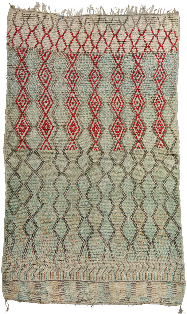 6 x 9 Vintage Moroccan Azilal Rug 21770