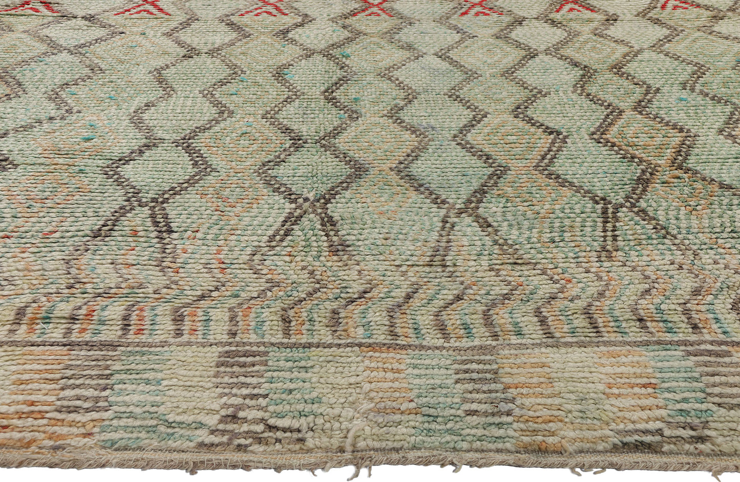 6 x 9 Vintage Moroccan Azilal Rug 21770