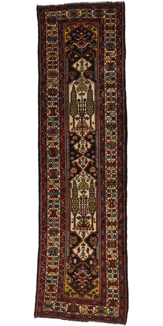 4 x 12 Vintage Persian Bakhtiari Rug 53879