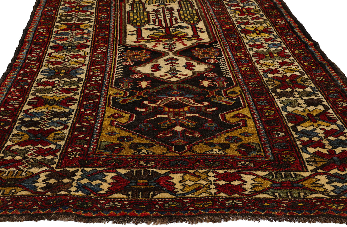 4 x 12 Vintage Persian Bakhtiari Rug 53879