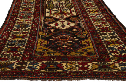4 x 12 Vintage Persian Bakhtiari Rug 53879