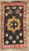 4 x 8 Vintage Black Moroccan Azilal Rag Rug 21834
