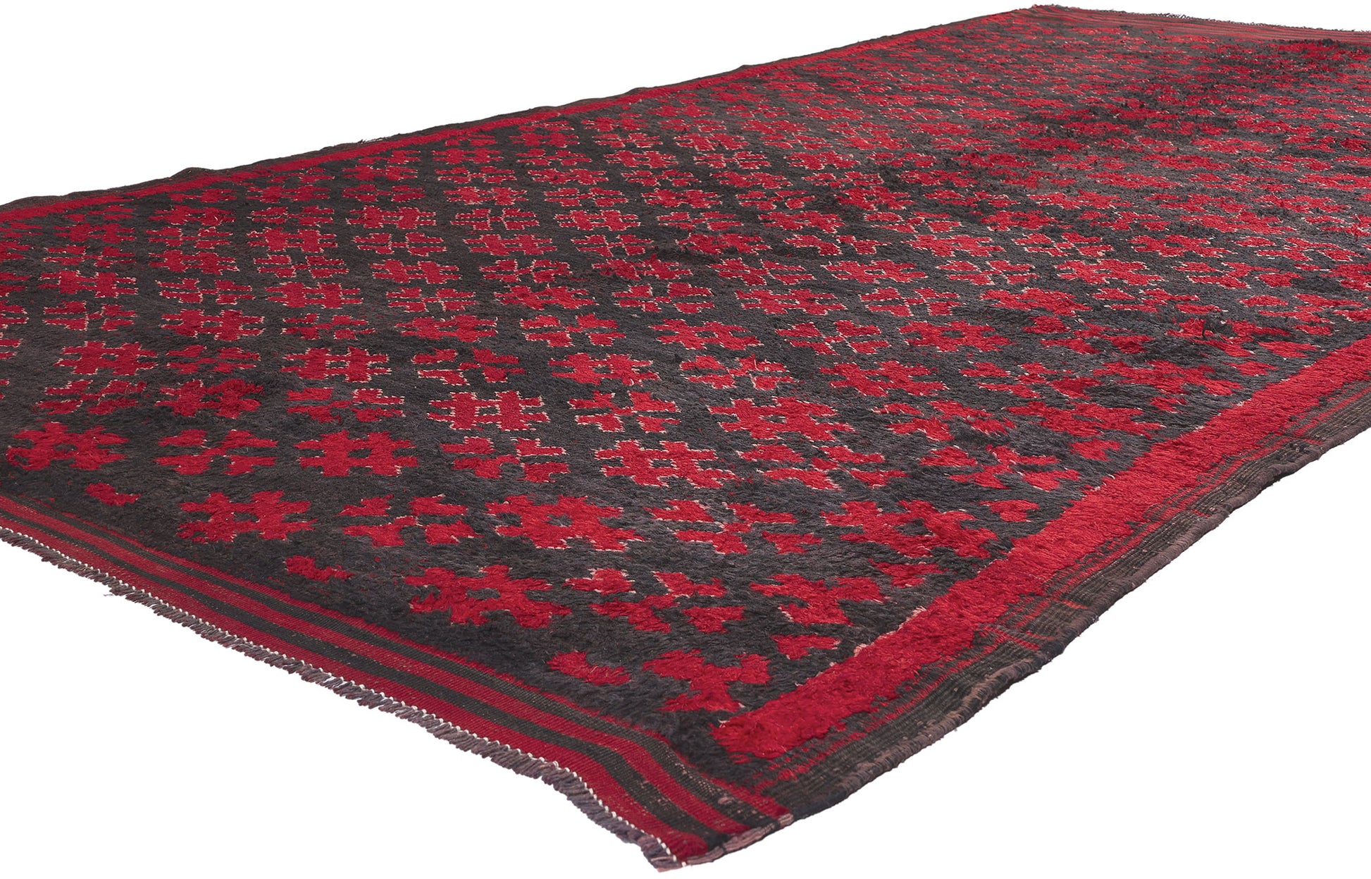 6 x 10 Vintage Taznakht Moroccan Rug 20731