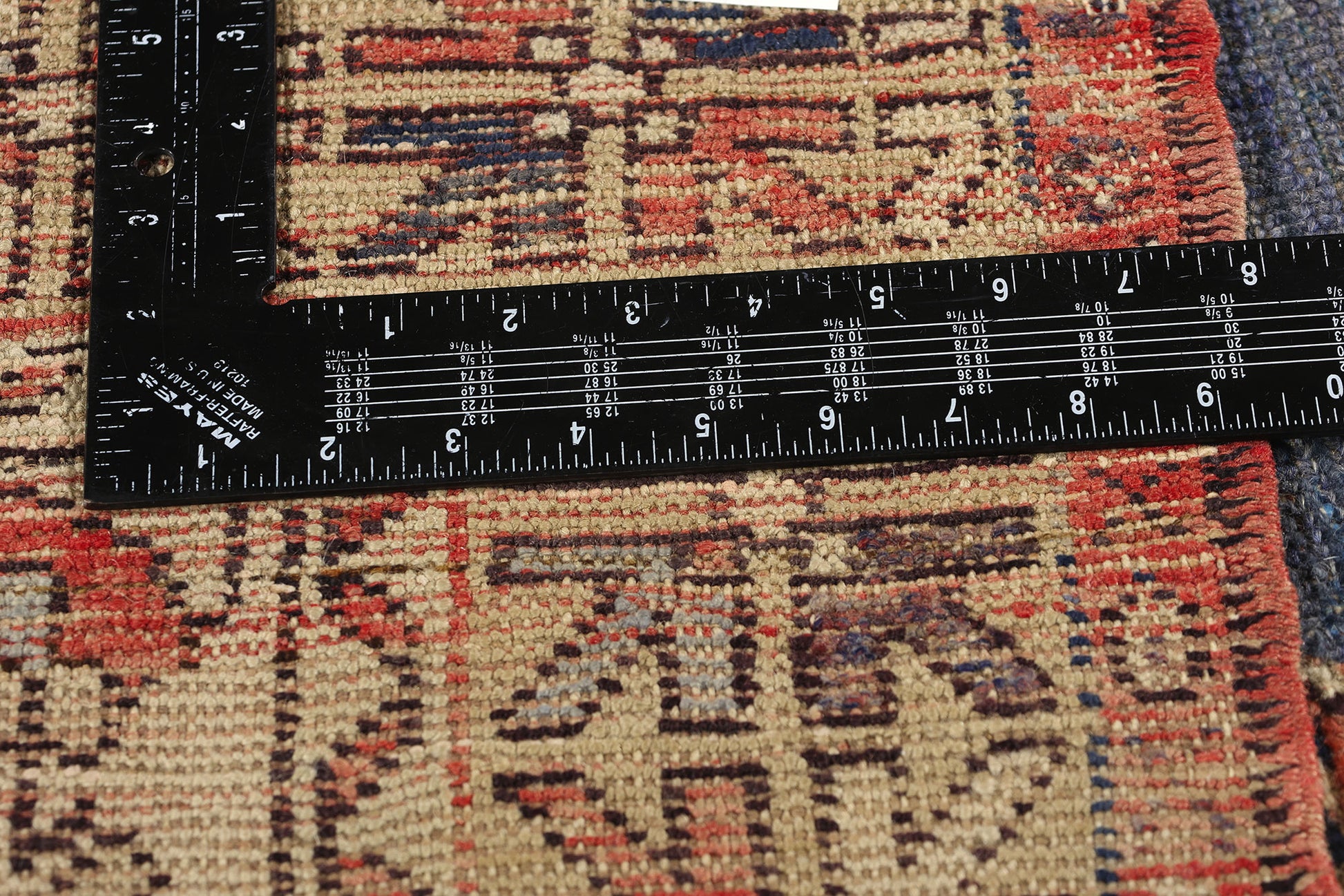 5 x 8 Vintage Blue Turkish Oushak Rug 52256