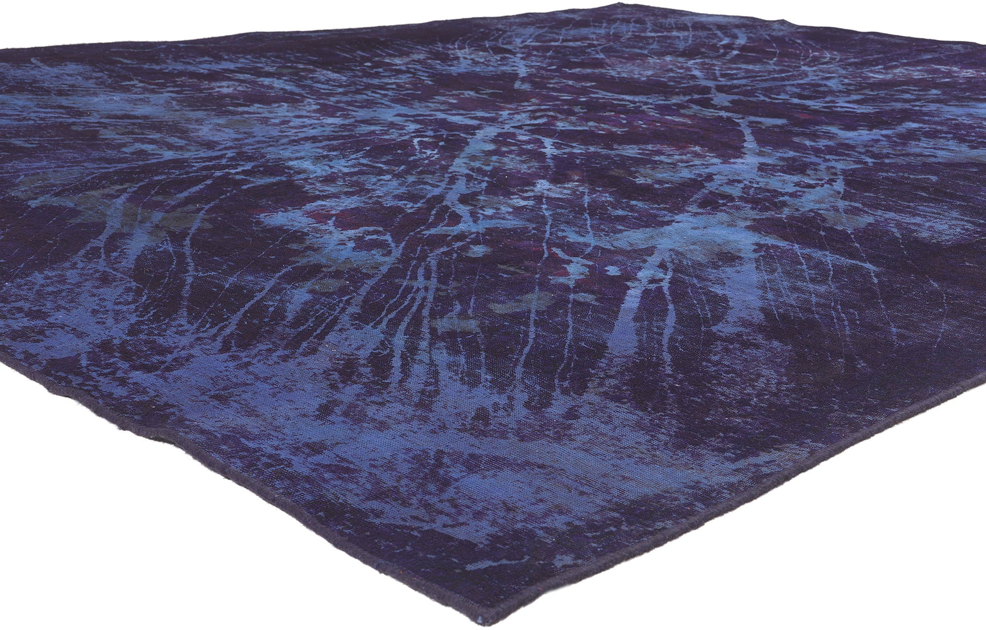 10 x 12 Vintage Turkish Overdyed Rug 60778