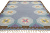 5 x 8 Ragnar Edberg Vintage Blue Swedish Rollakan Rug 78822