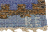 5 x 8 Ragnar Edberg Vintage Blue Swedish Rollakan Rug 78822